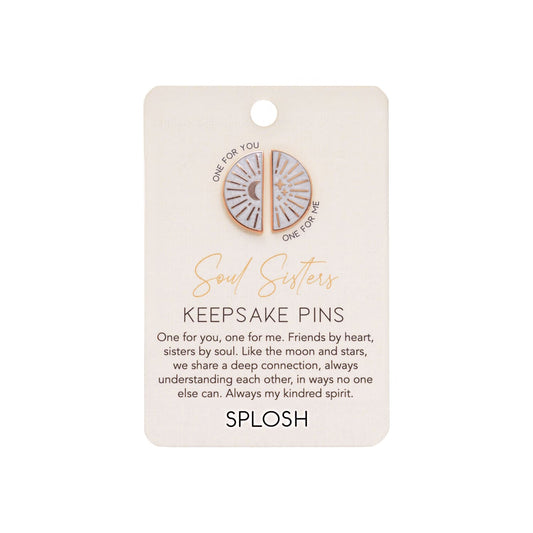 Keepsake Pin Forever Connected Soul Sisters