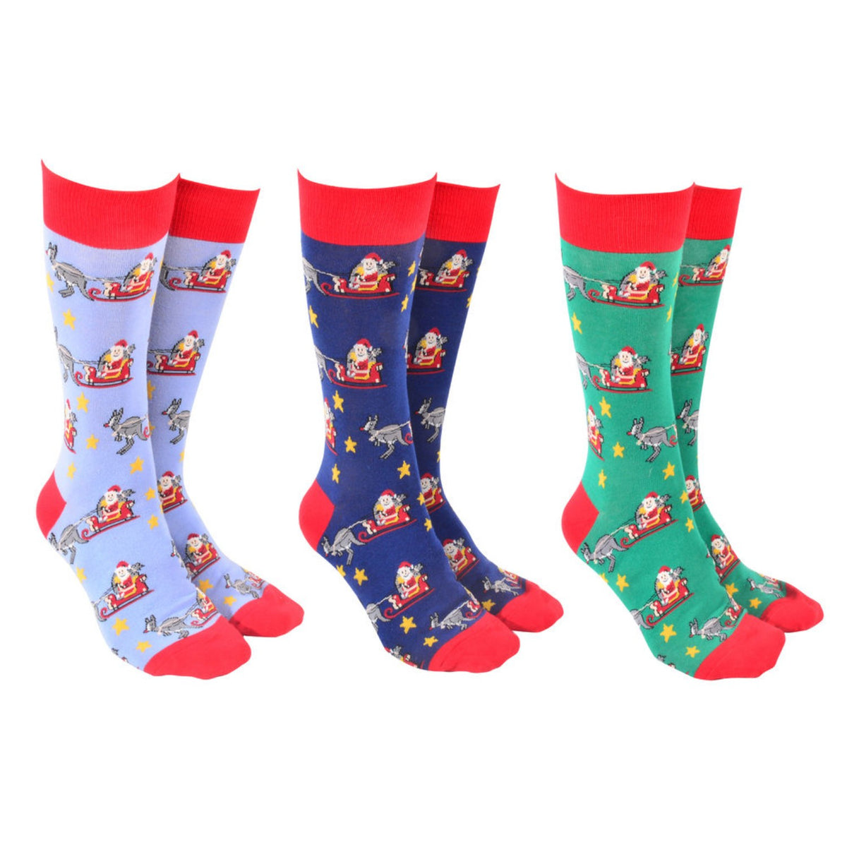Sock Society Christmas Kangaroo Sleigh