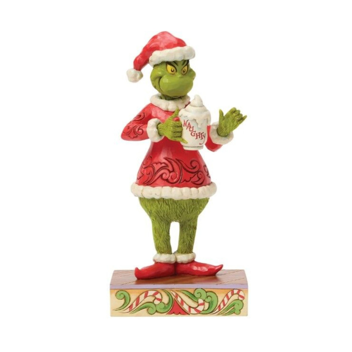 The Grinch By Jim Shore Grinch With Hot Chocolate Mug