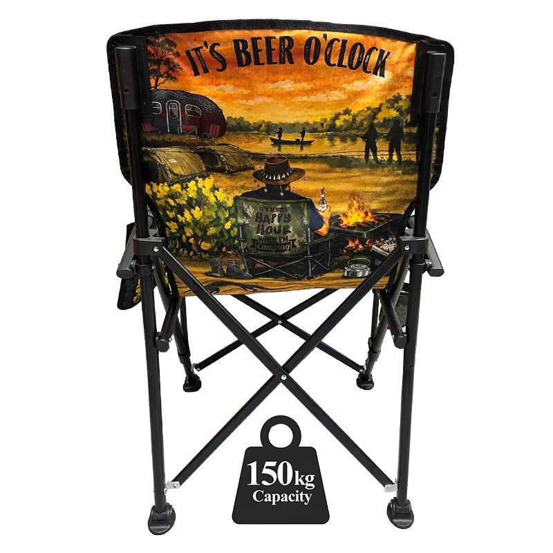 Lisa Pollock Camping Chair "Camping Without Beer Is Just Sitting In The Bush"
