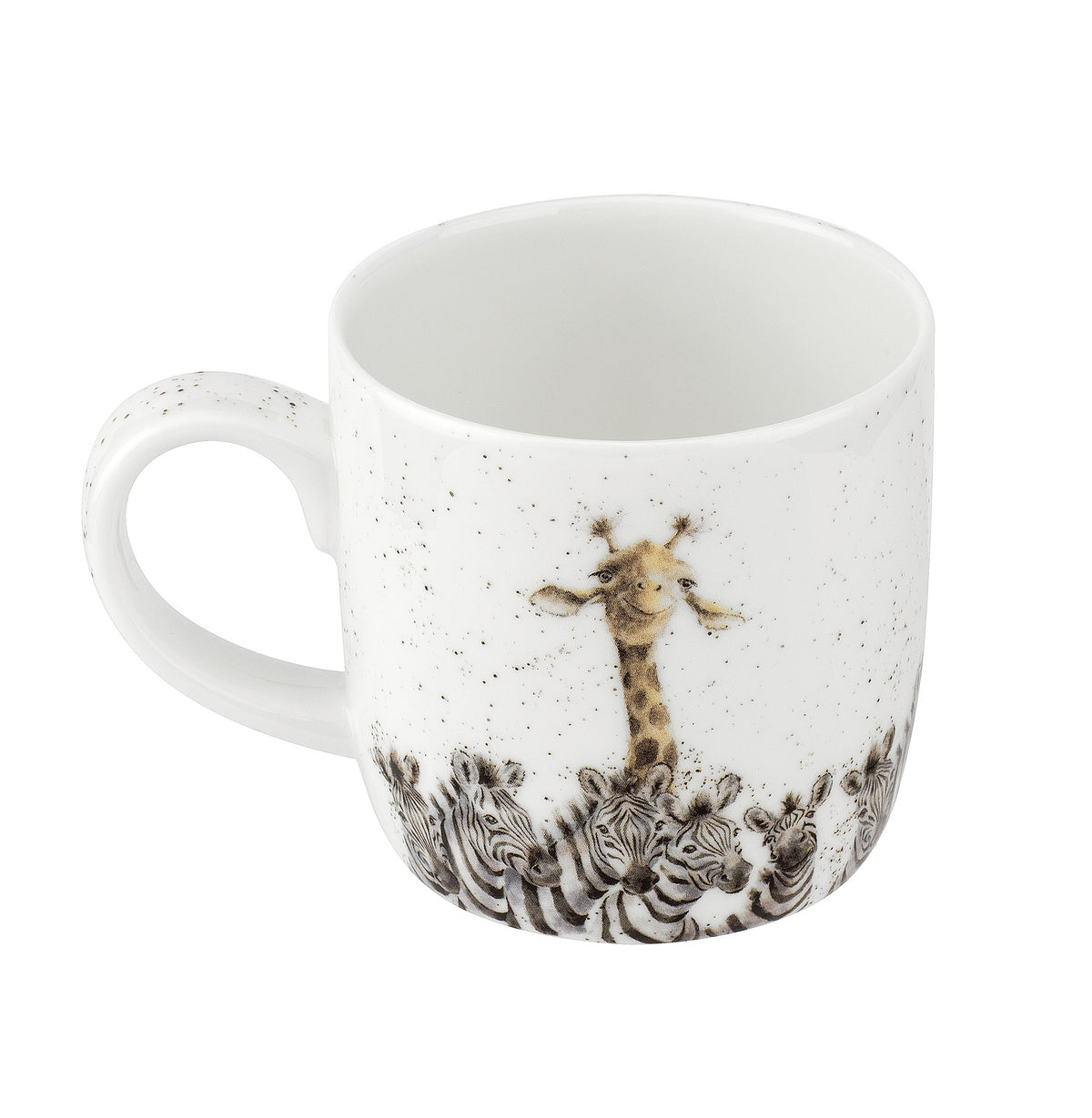 ROYAL WORCESTER WRENDALE MUG ZEBRA & GIRAFFE