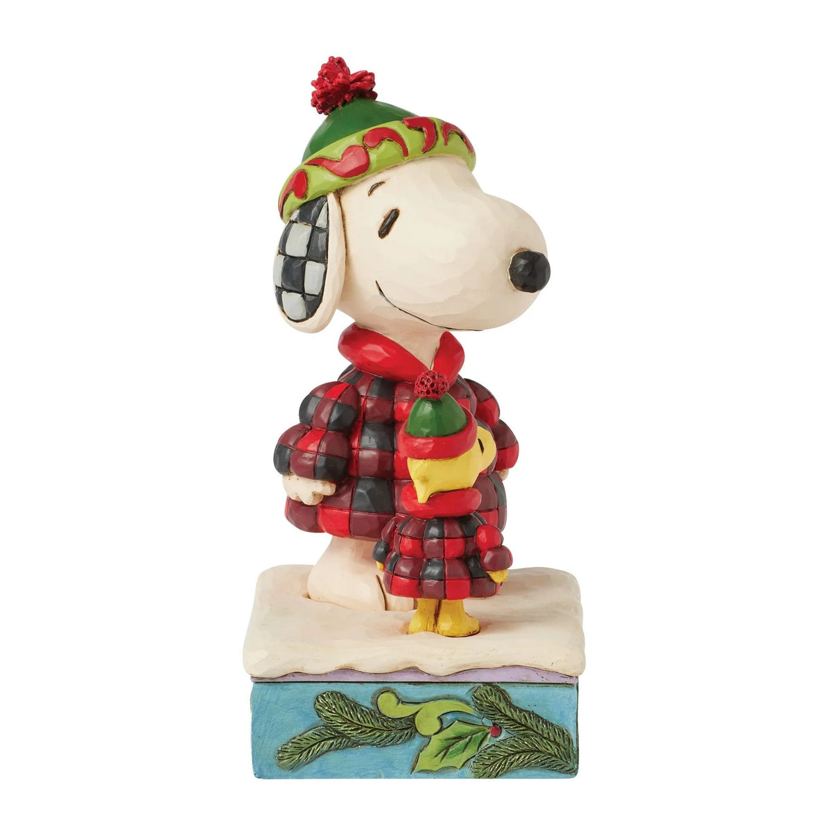 Peanuts By Jim Shore Snoopy & Woodstock In Puffer Jackets
