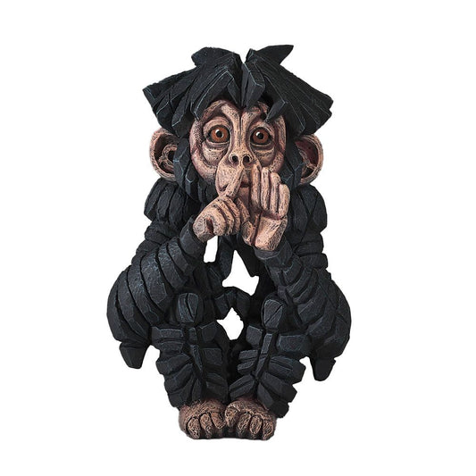 Edge Sculpture Baby Chimp Figure 'Speak No Evil'