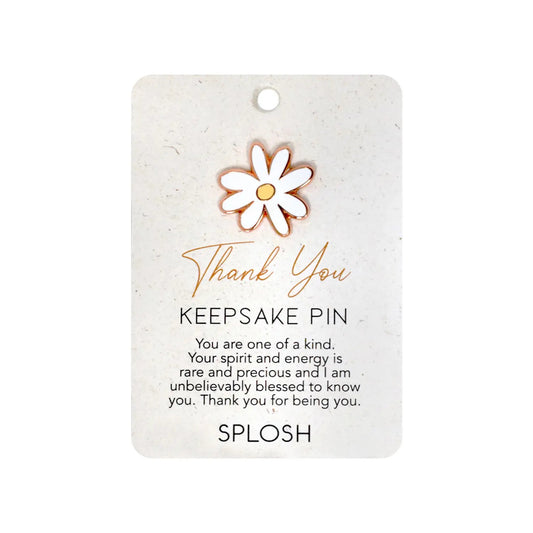 Keepsake Pin Thank You Daisy