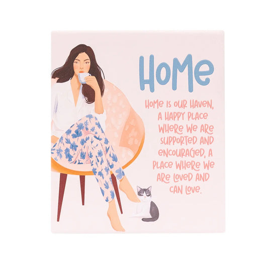 Ceramic Verse Plaque Billie Home