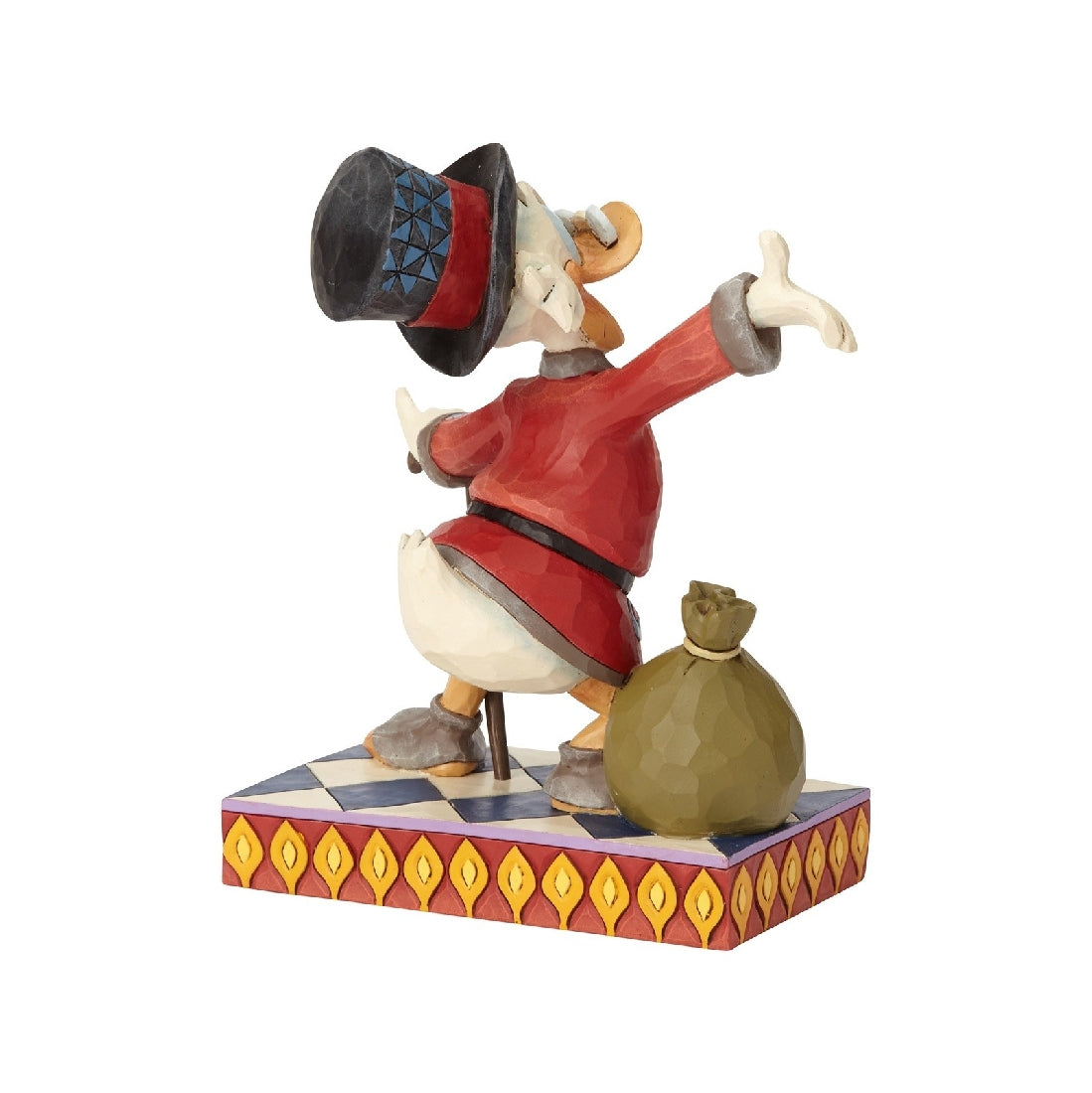 DISNEY TRADITIONS BY JIM SHORE TREASURE SEEKING TYCOON UNCLE SCROOGE WITH MONEY BAGS