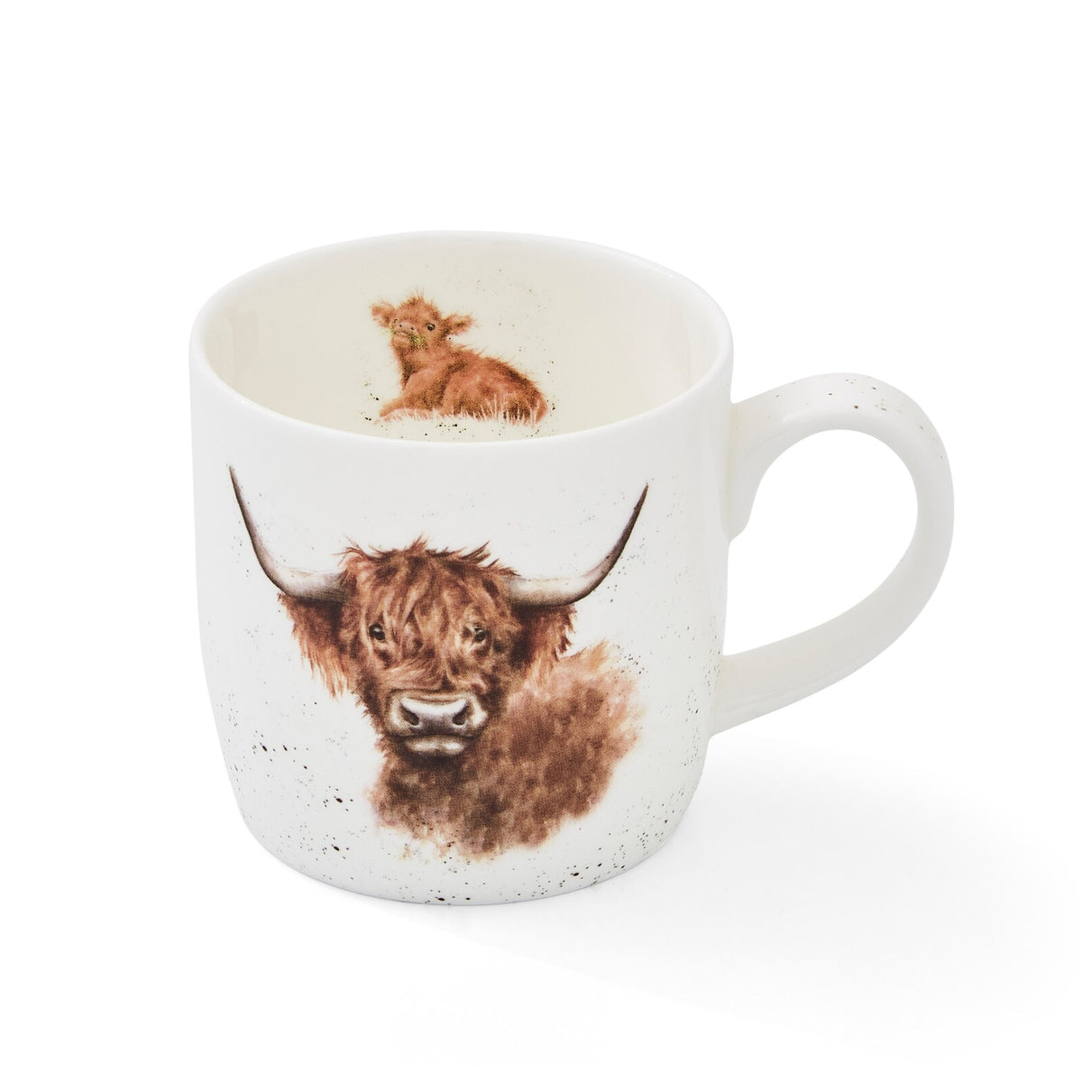ROYAL WORCESTER WRENDALE MUG HIGHLAND COW