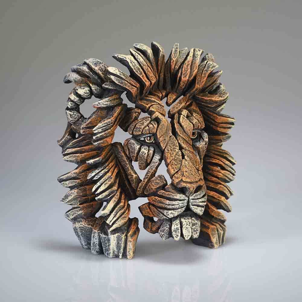 Edge Sculpture Lion Bust Miniature Figure