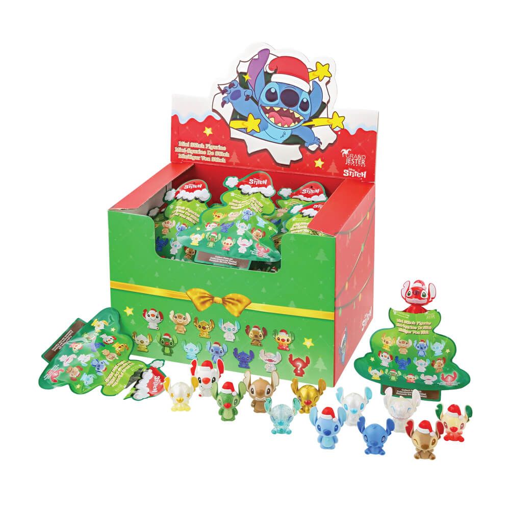 Disney Christmas Stitch Mini Figurine Blind Bag