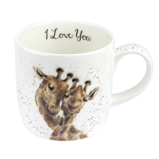 Royal Worcester Wrendale Mug Giraffe I Love You