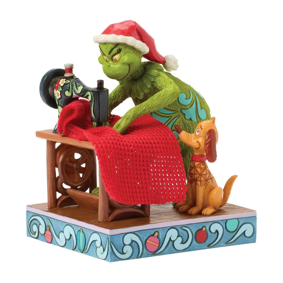 THE GRINCH BY JIM SHORE SEWING SANTA SUIT