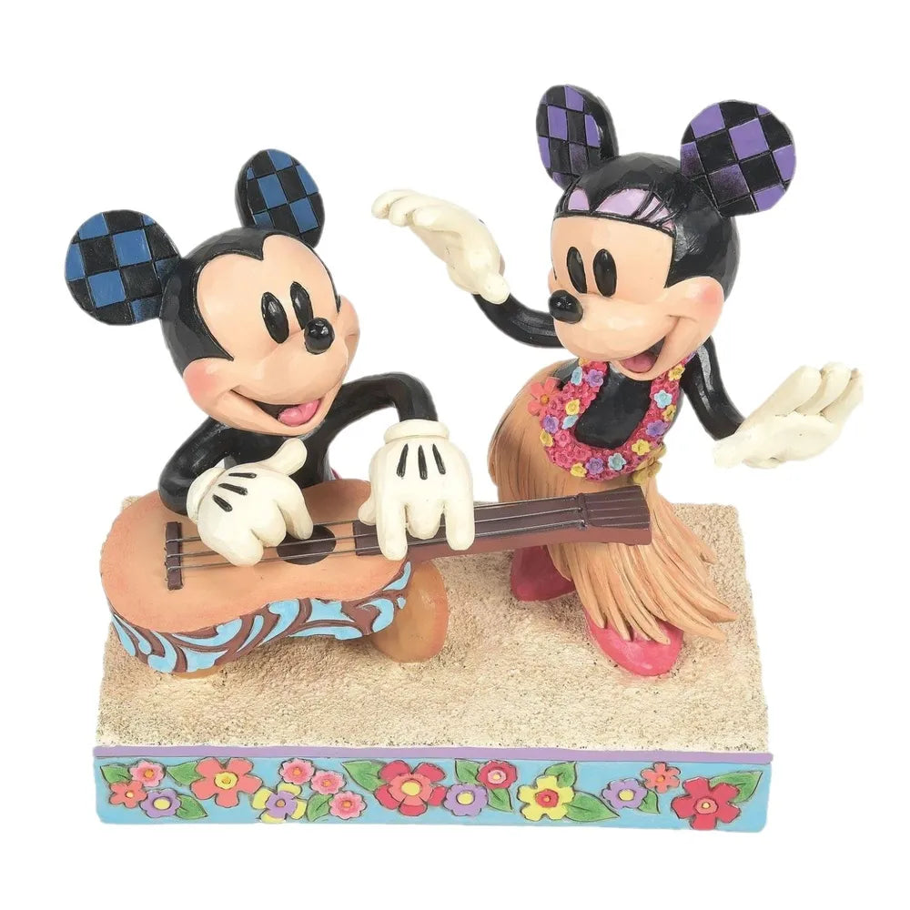 DISNEY TRADITIONS BY JIM SHORE MICKEY AND MINNIE HAWAII