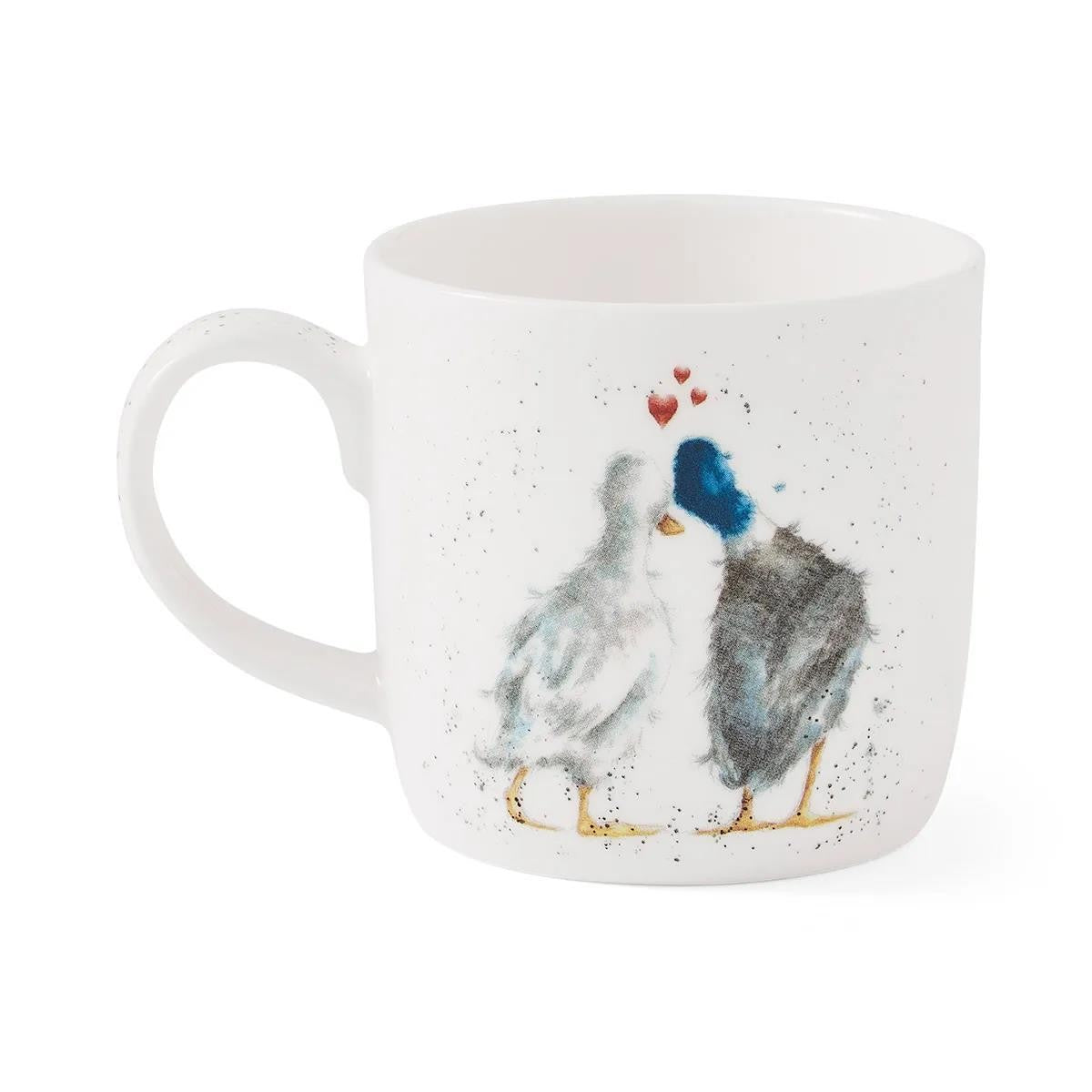 ROYAL WORCESTER WRENDALE MUG DUCK LOVE