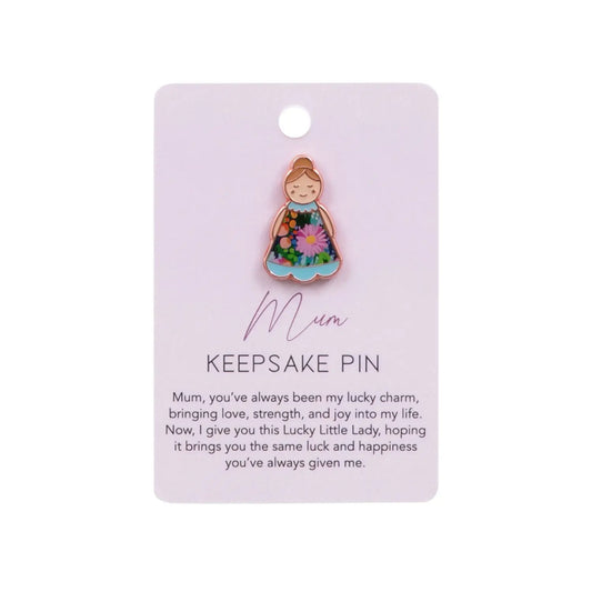Keepsake Pin Lucky Little Ladies Mum