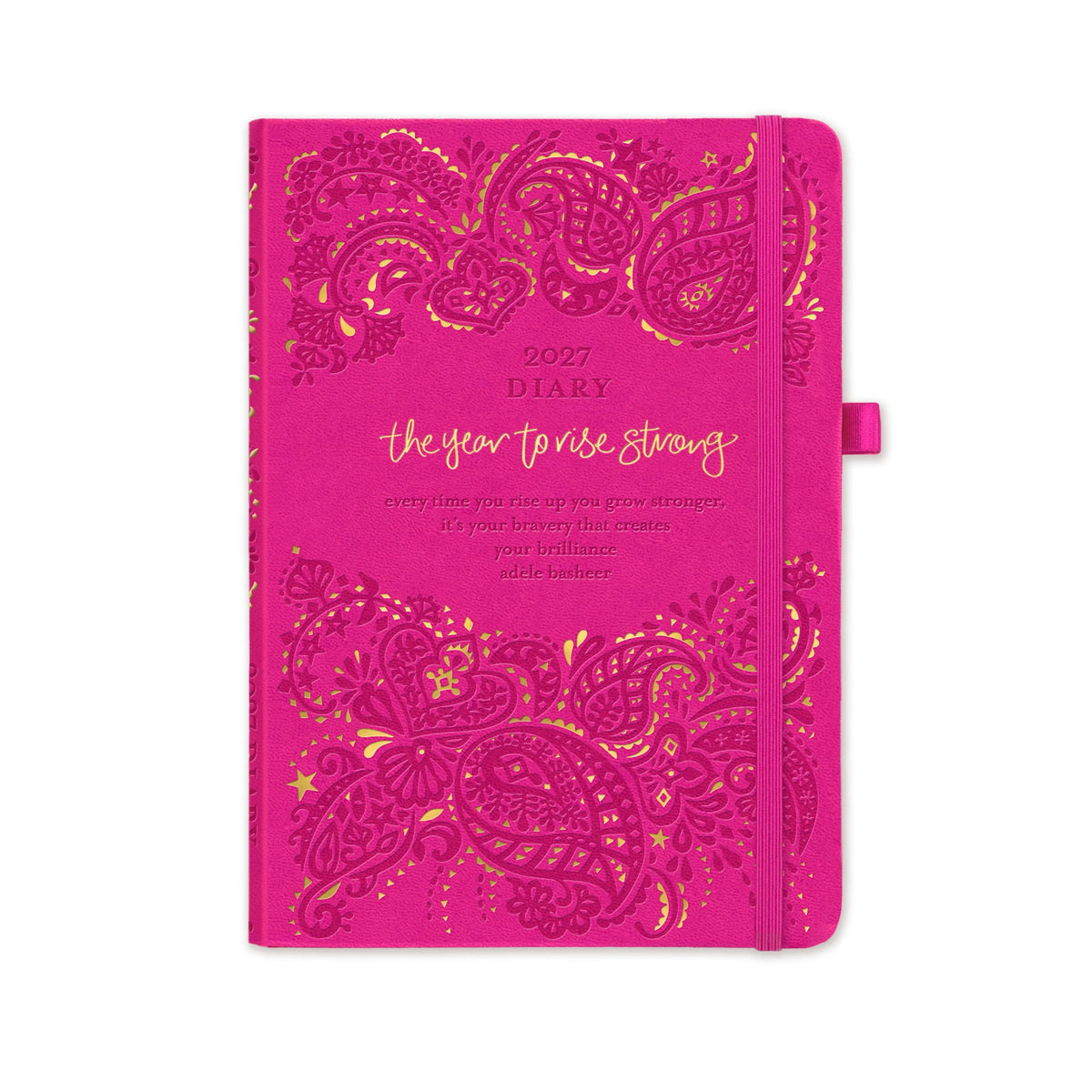 Intrinsic 2027 Diary Planner The Year To Rise Strong - Positively Pink
