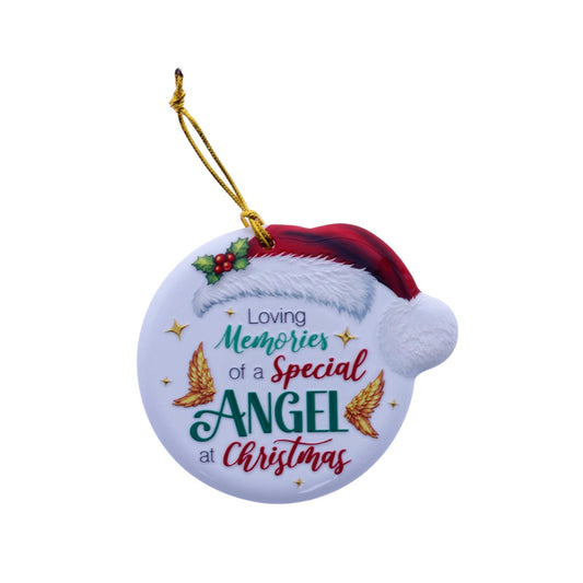 Christmas Sentiment Ceramic Plaque Memories Of An Angel