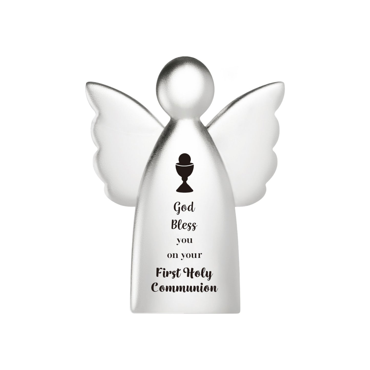 ANGEL METAL FIGURINE SHINY FINISH COMMUNION