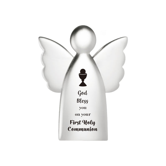 ANGEL METAL FIGURINE SHINY FINISH COMMUNION