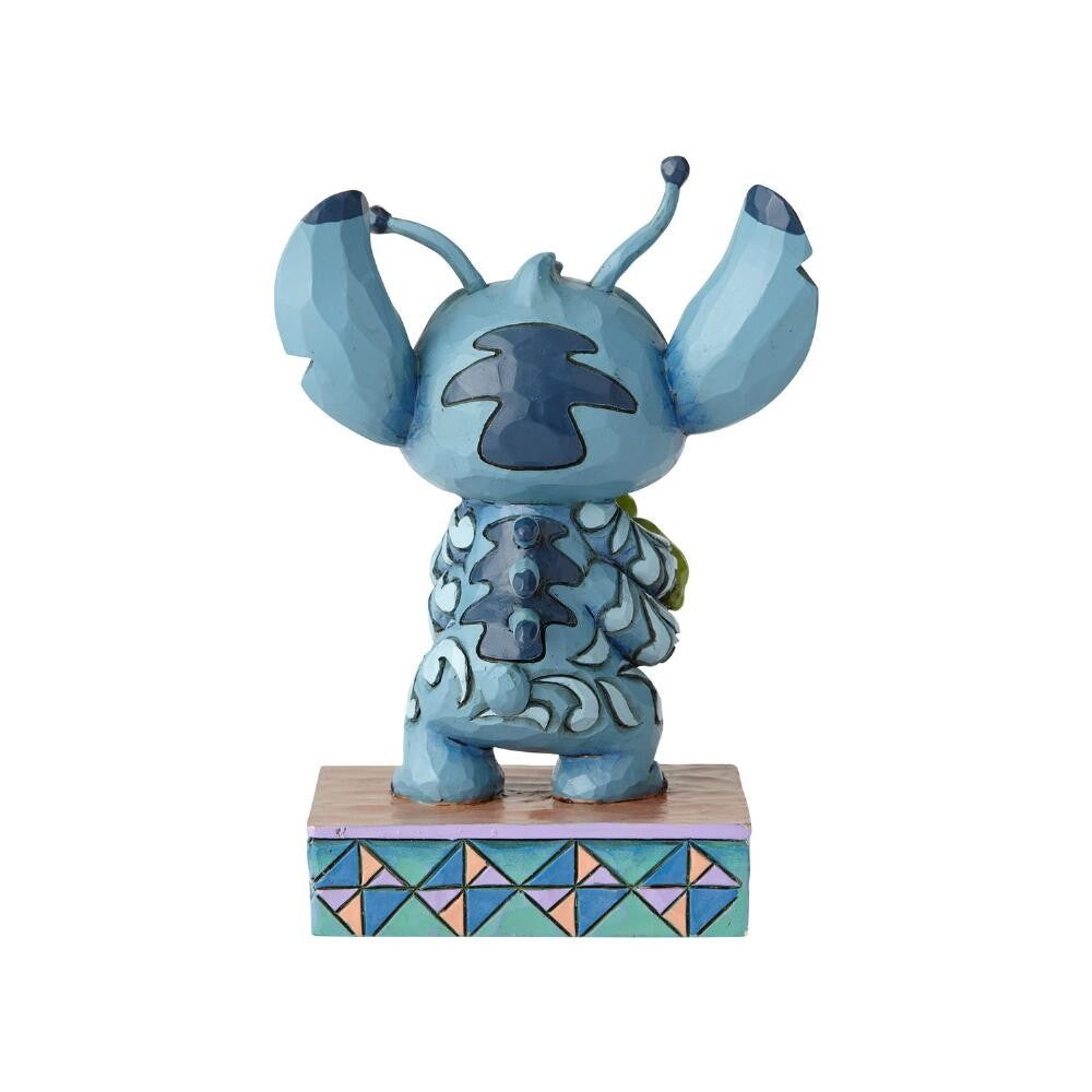 DISNEY TRADITIONS BY JIM SHORE STITCH WITH FROG PERSONALITY POSE 10CM