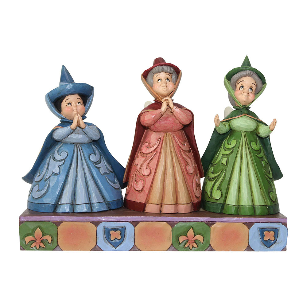 DISNEY TRADITIONS BY JIM SHORE THREE FAIRIES