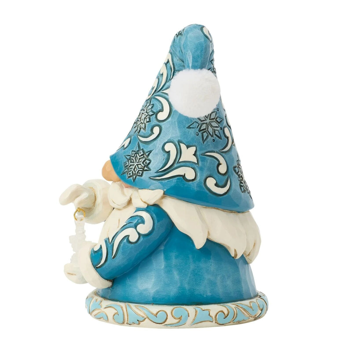 Heartwood Creek By Jim Shore Blue Gnome Holding Snowflake
