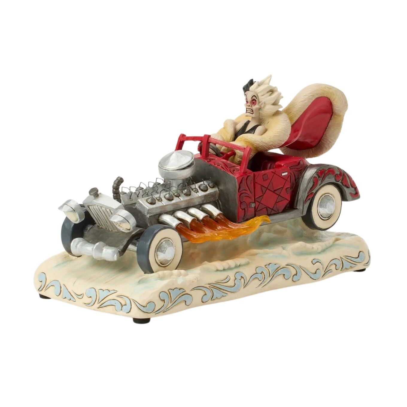 DISNEY TRADITIONS BY JIM SHORE CRUELLE CAR SCENE MUSICAL
