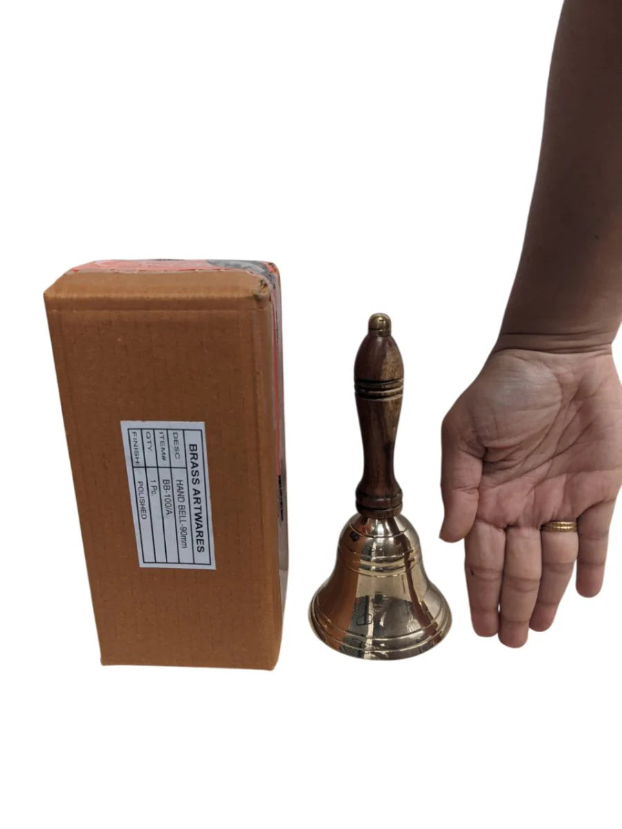 Brass Hand Bell 18cm