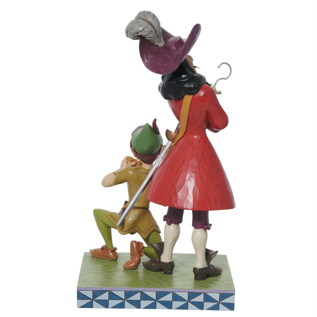 DISNEY TRADITIONS BY JIM SHORE PETER PAN & HOOK GOOD VS EVIL FIGURINE