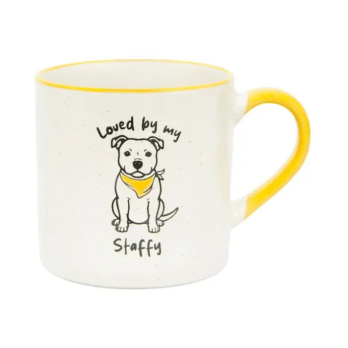 Dog Mug Loved By My Staffy