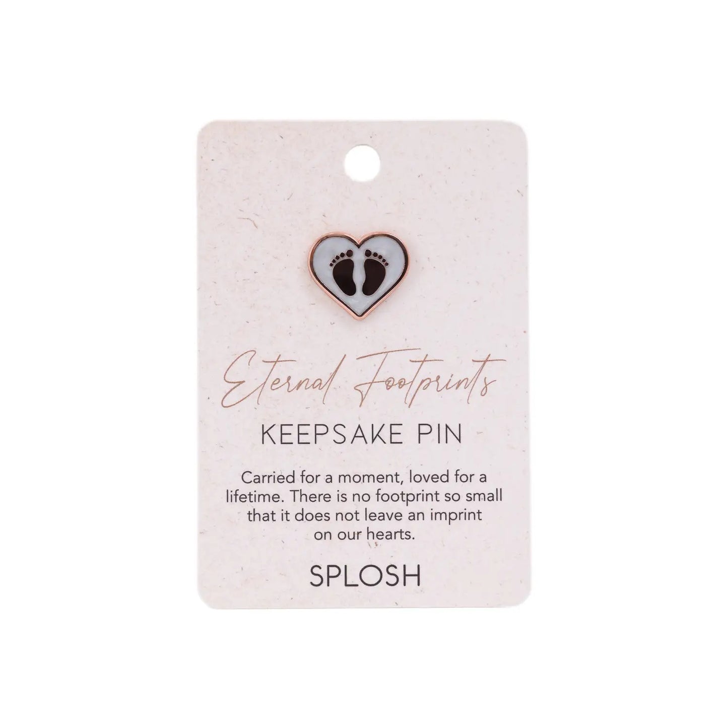 Keepsake Pin Eternal Footprints