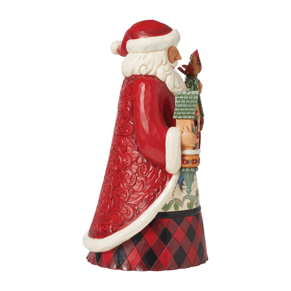 Heartwood Creek By Jim Shore Glen Santa With Bird House Figurine