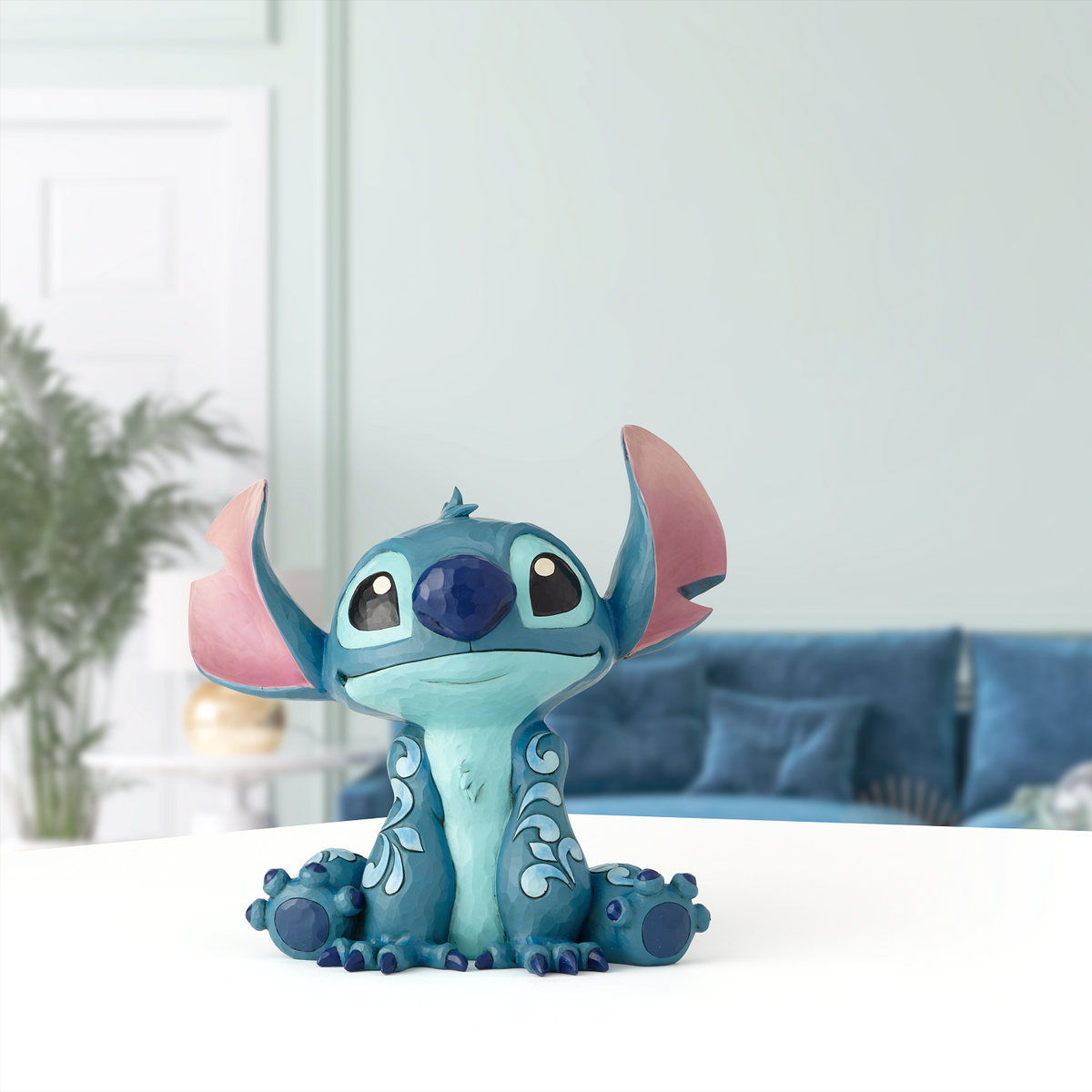 DISNEY TRADITIONS BY JIM SHORE LARGE STITCH STATUE 36CM