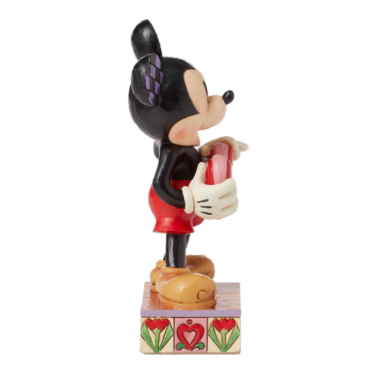 DISNEY TRADITIONS BY JIM SHORE MICKEY WITH PERSONALIZEABLE HEART