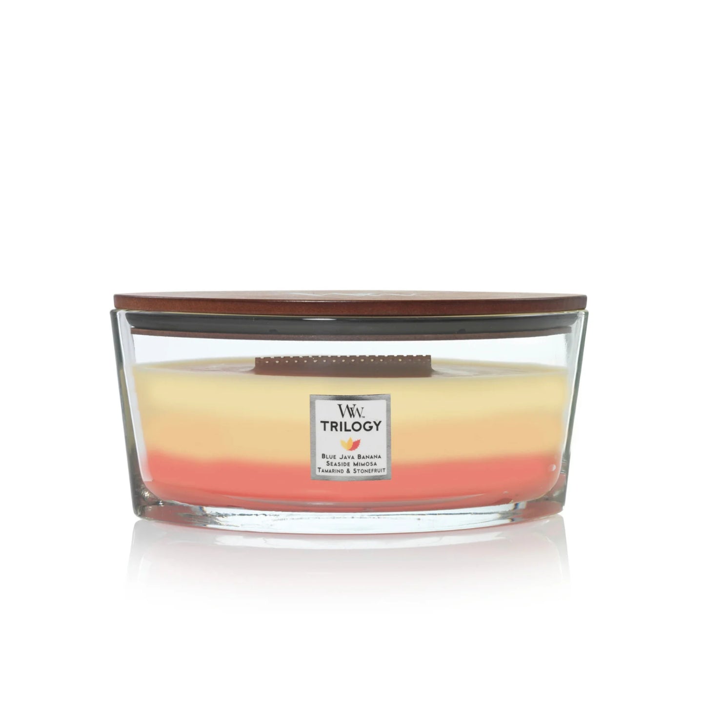 Woodwick Candle Hearthwick Ellipse Tropical Sunrise Trilogy