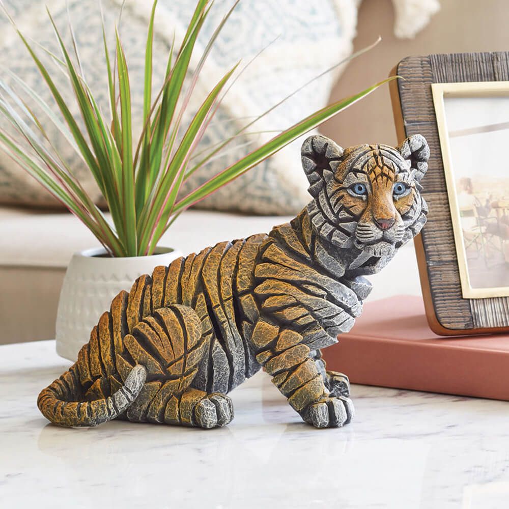 EDGE SCULPTURE TIGER CUB FIGURE