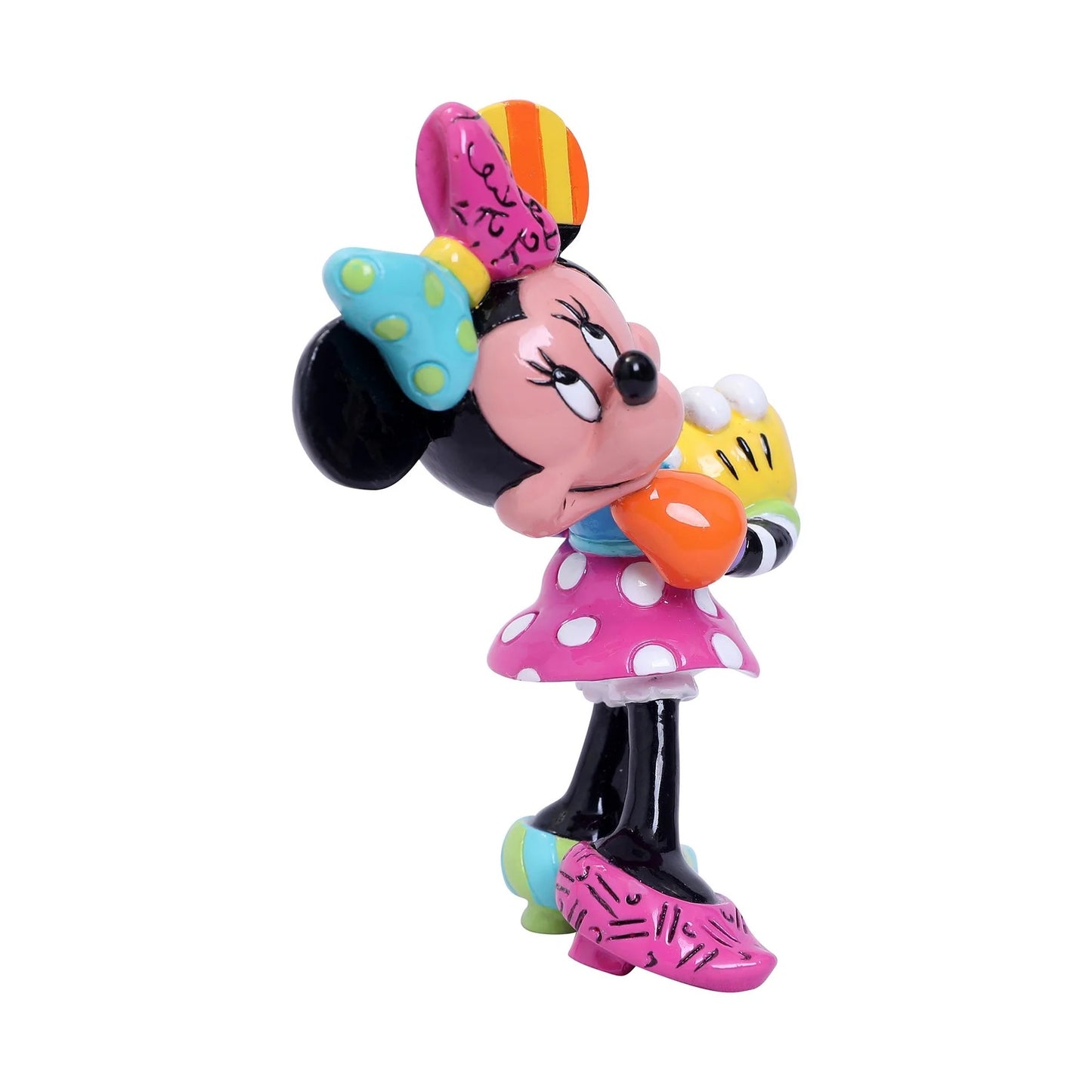 DISNEY BRITTO MINNIE MOUSE HANDS TOGETHER MINI FIGURINE
