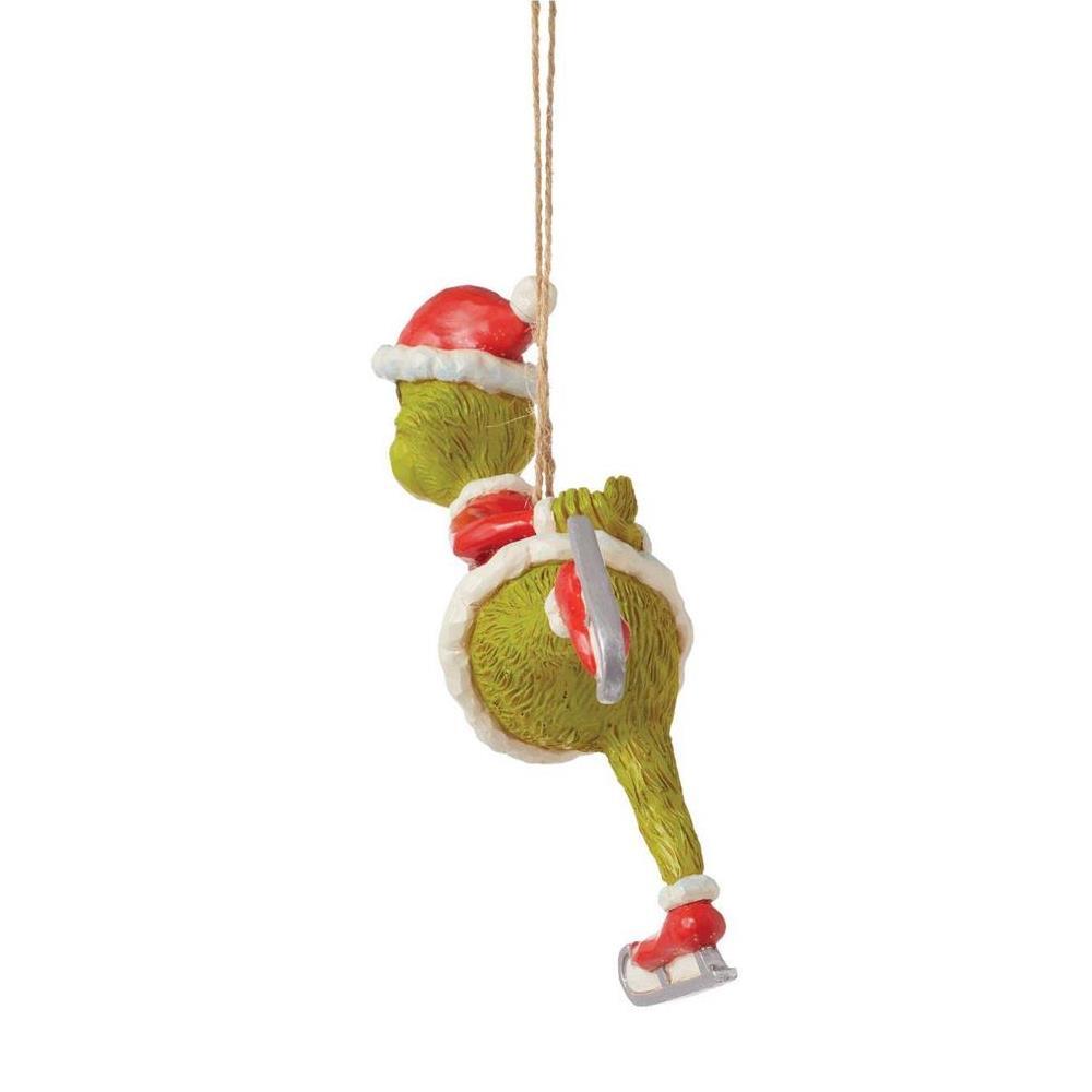 THE GRINCH BY JIM SHORE HANGING ORNAMENT GRINCH ICE SKATING