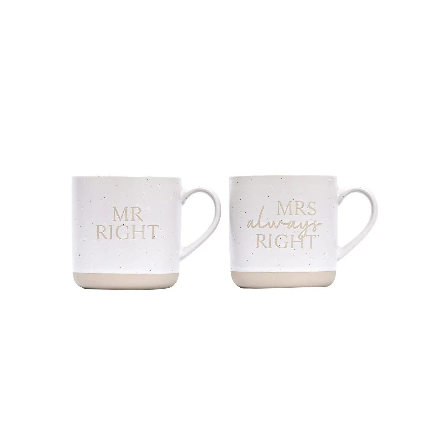 Wedding Mug Set Of 2 Mr & Mrs Right