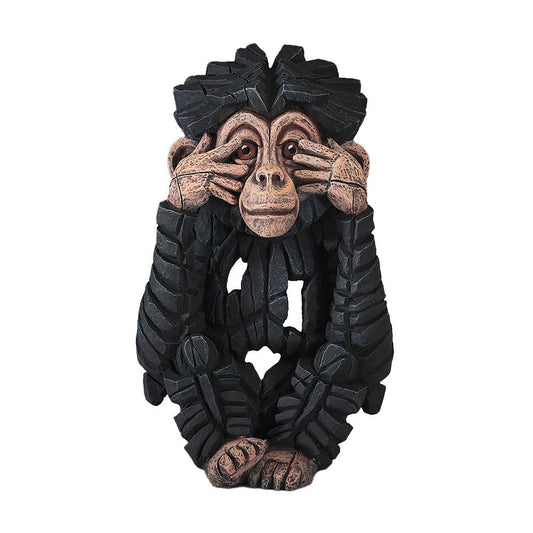 Edge Sculpture Baby Chimp Figure 'See No Evil'