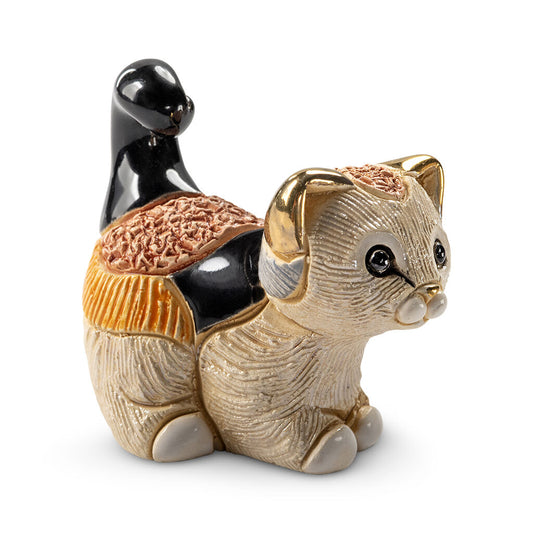 RINCONADA DE ROSA MINIATURE CAT BLACK & CREAM