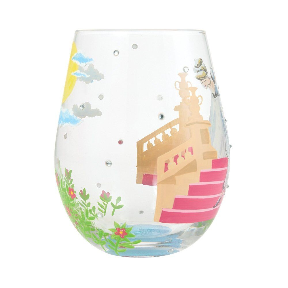 Disney Lolita Stemless Glass Cinderella 'If The Shoe Fits'