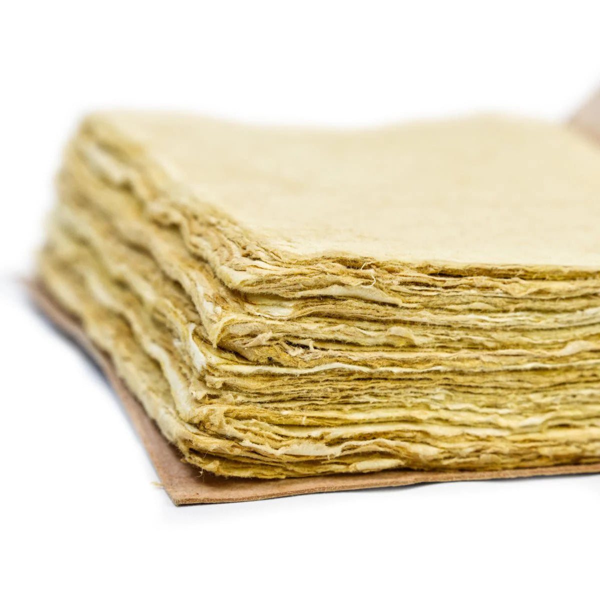 Leather Journal Parchment Style Paper Swirl Design