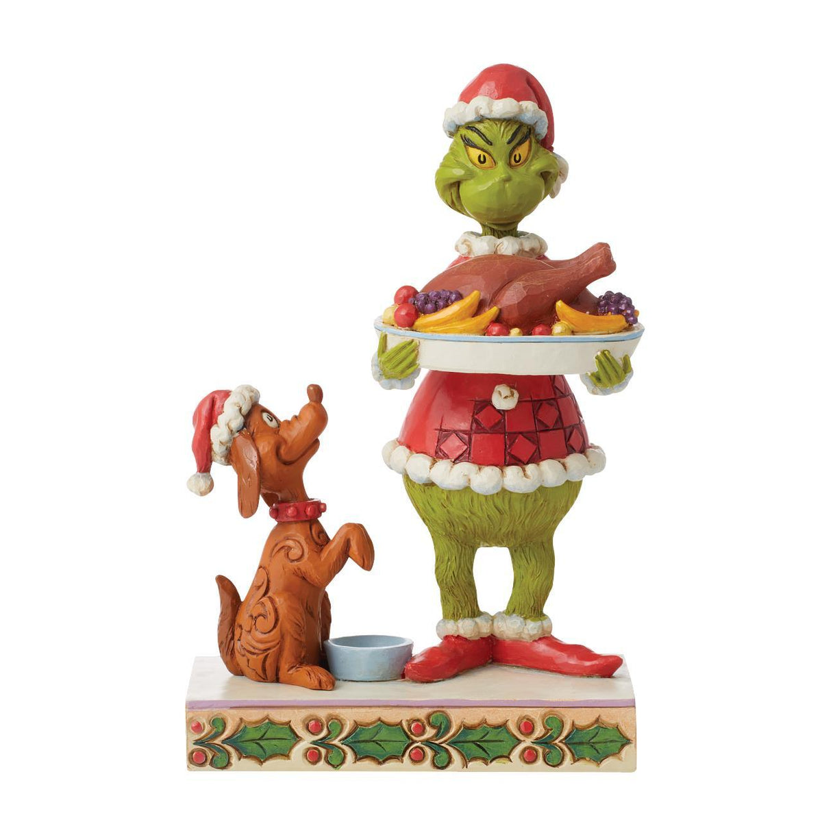 THE GRINCH BY JIM SHORE GRINCH CHRISTMAS DINNER 17CM