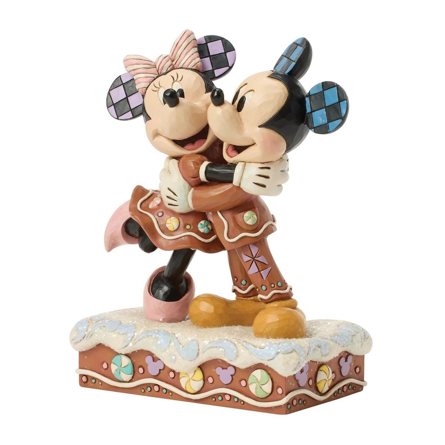 DISNEY TRADITIONS BY JIM SHORE CHRISTMAS MICKEY & MINNIE GINGERBREAD