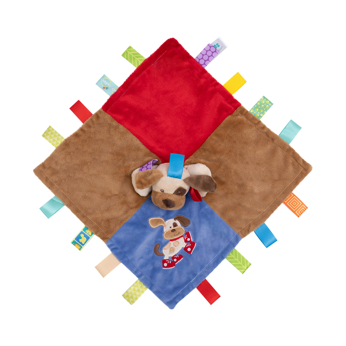 Mary Meyer Taggies Buddy Dog Character Blanket
