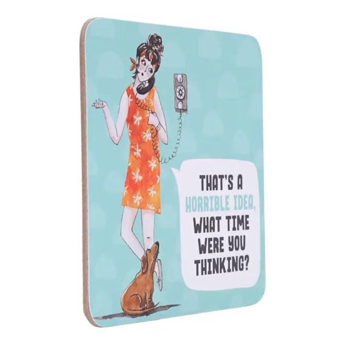 Olive & Co. What Time Coaster