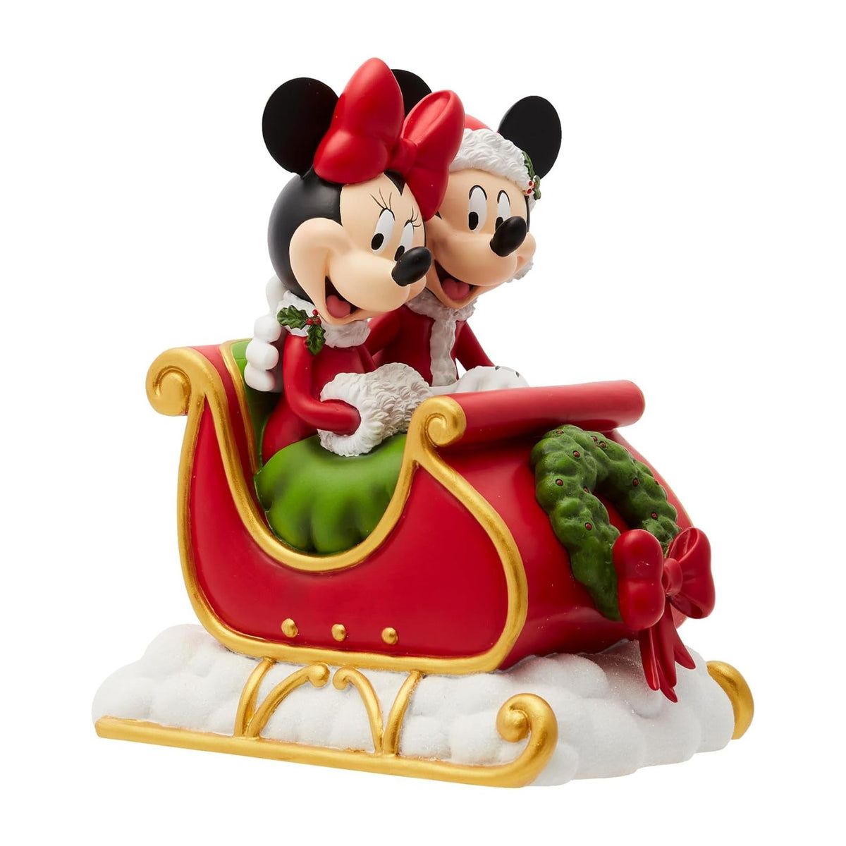 DISNEY SHOWCASE CHRISTMAS MICKEY & MINNIE IN SLEIGH