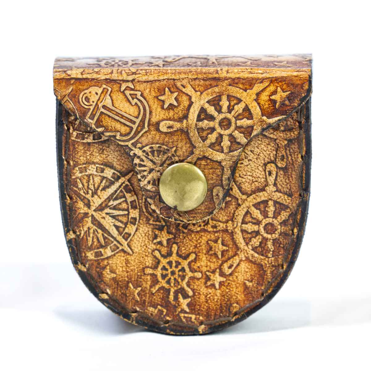 Brass Compass Plain Design Engravable