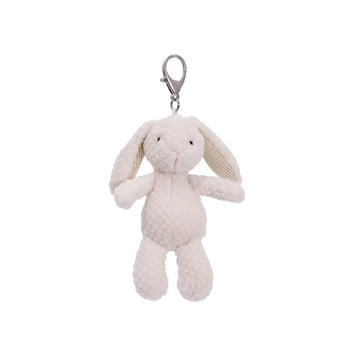 Mary Meyer Nubby Bunny White Bag Charm