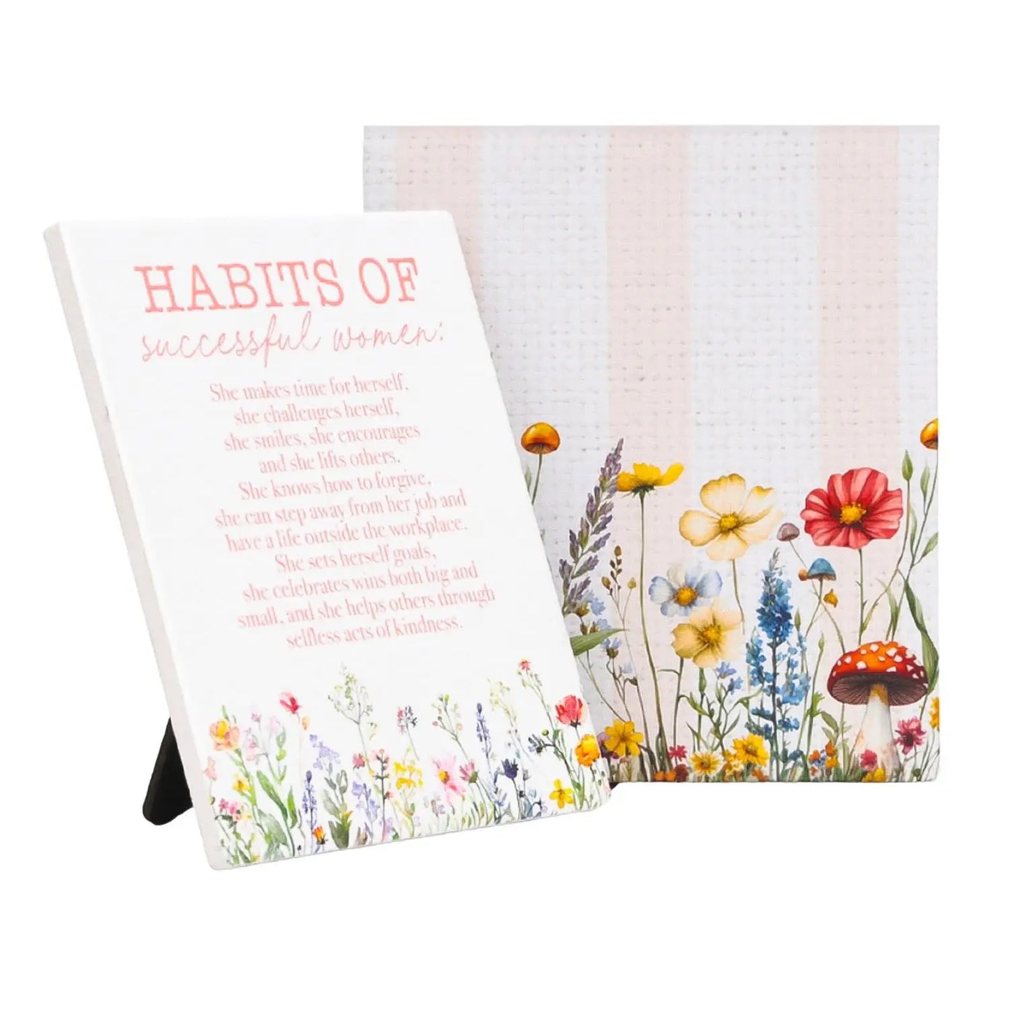 Ceramic Verse Plaque Cottage Grove Habits